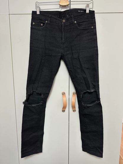 Saint Laurent SLP Black Distressed Jeans