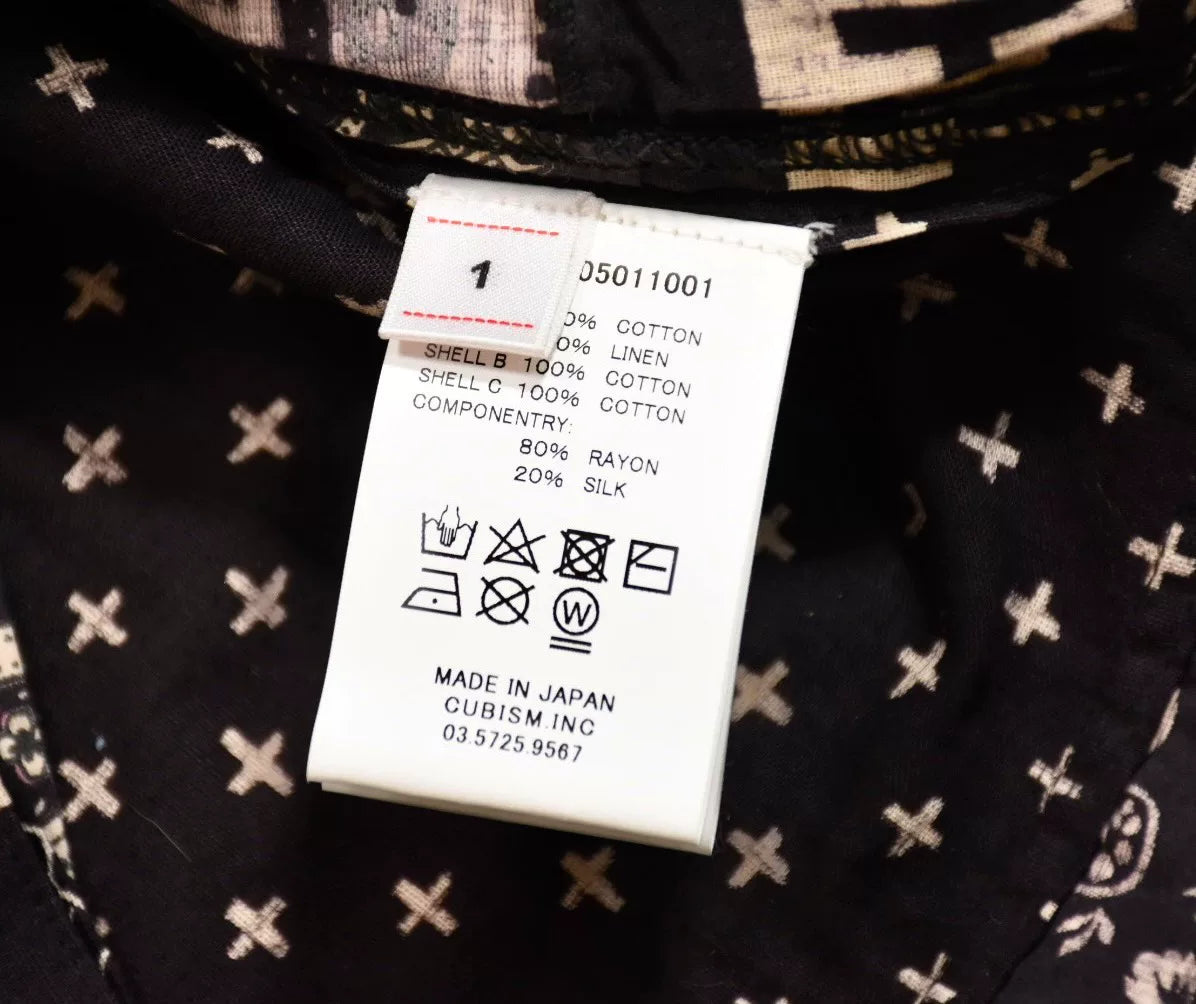Visvim ICT Tunic P.O. Mud-Dye Paisley