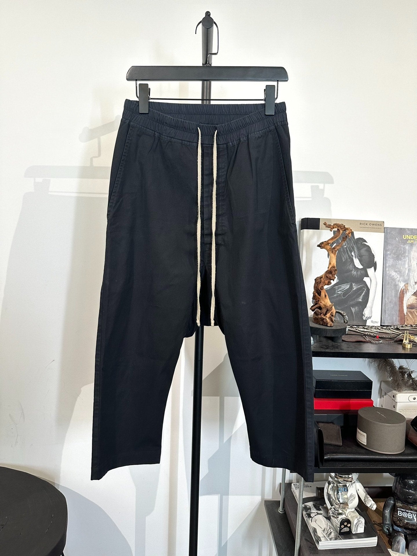 Rick Owens Drawstring Cropped Pants 46