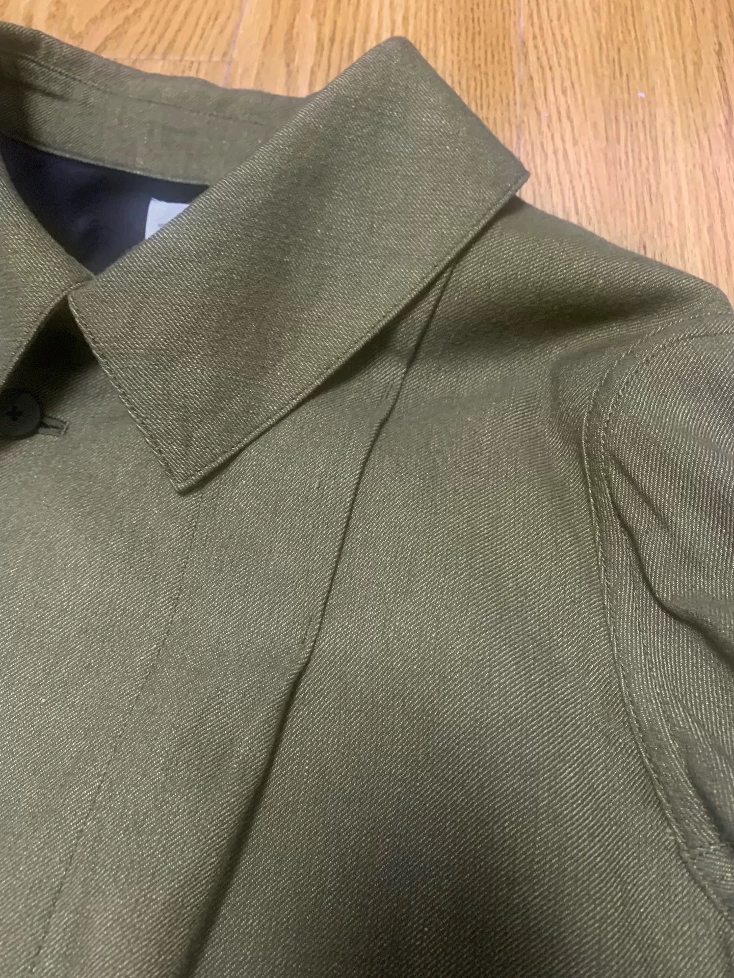 visvim 18aw ayres coat in olive