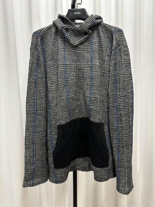 Yohji Yamamoto Wool Hooded Sweater Coat