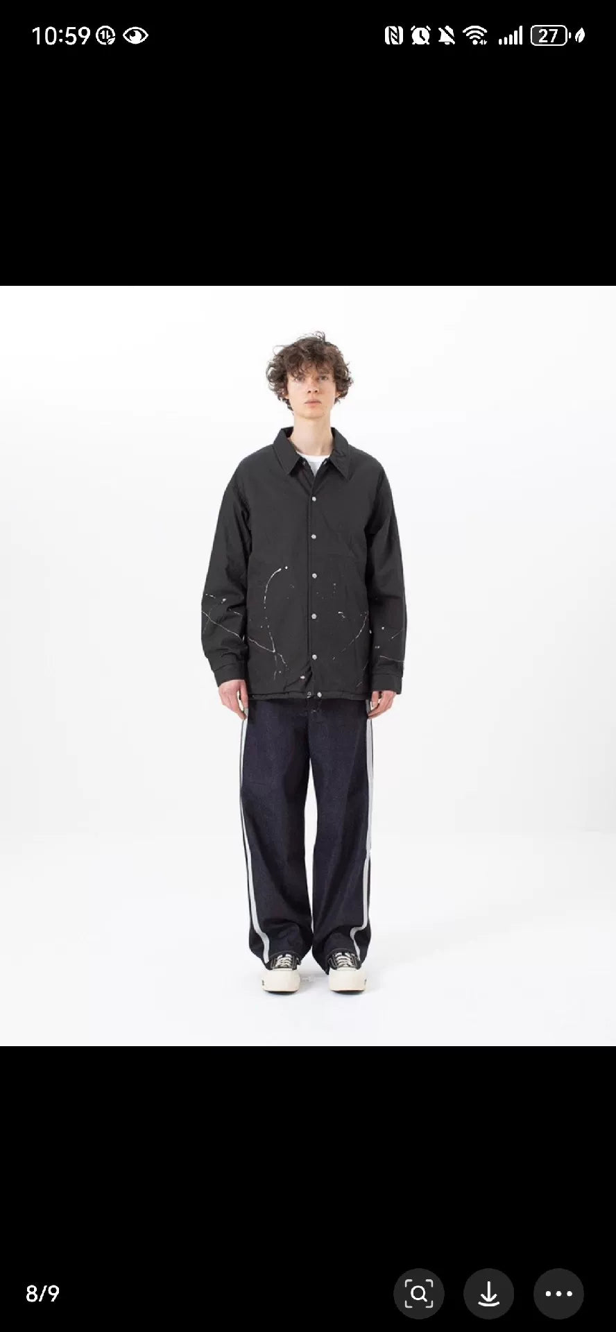 Visvim 20AW ICT Splatter Paint Coach Jacket