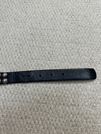 Chrome Hearts Gunslinger Narrow Silver Stud Belt