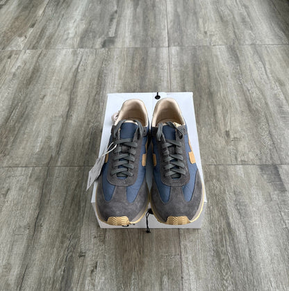visvim fkt runner blue italian leather sneakers