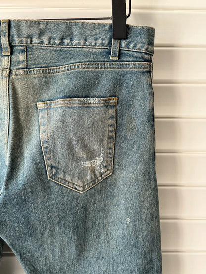 Saint Laurent 15FW Distressed D02 Jeans