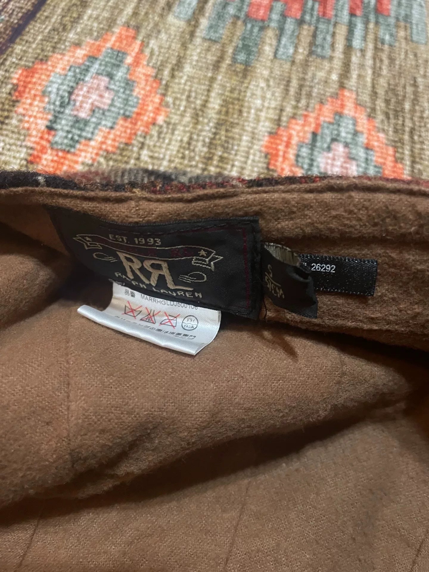 RRL Vintage Wool Flat Cap