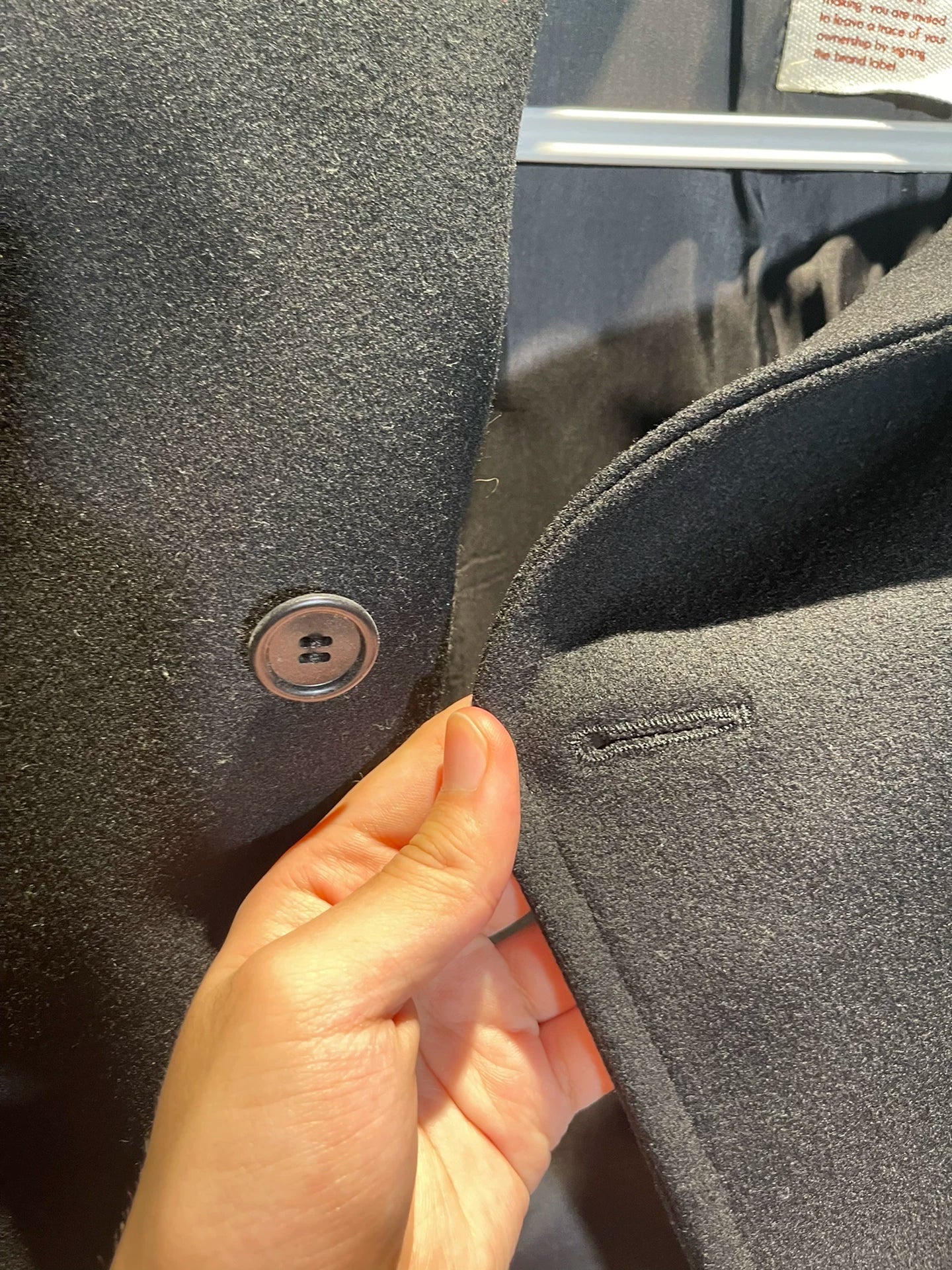 stylish black blazer by hussein chalayan