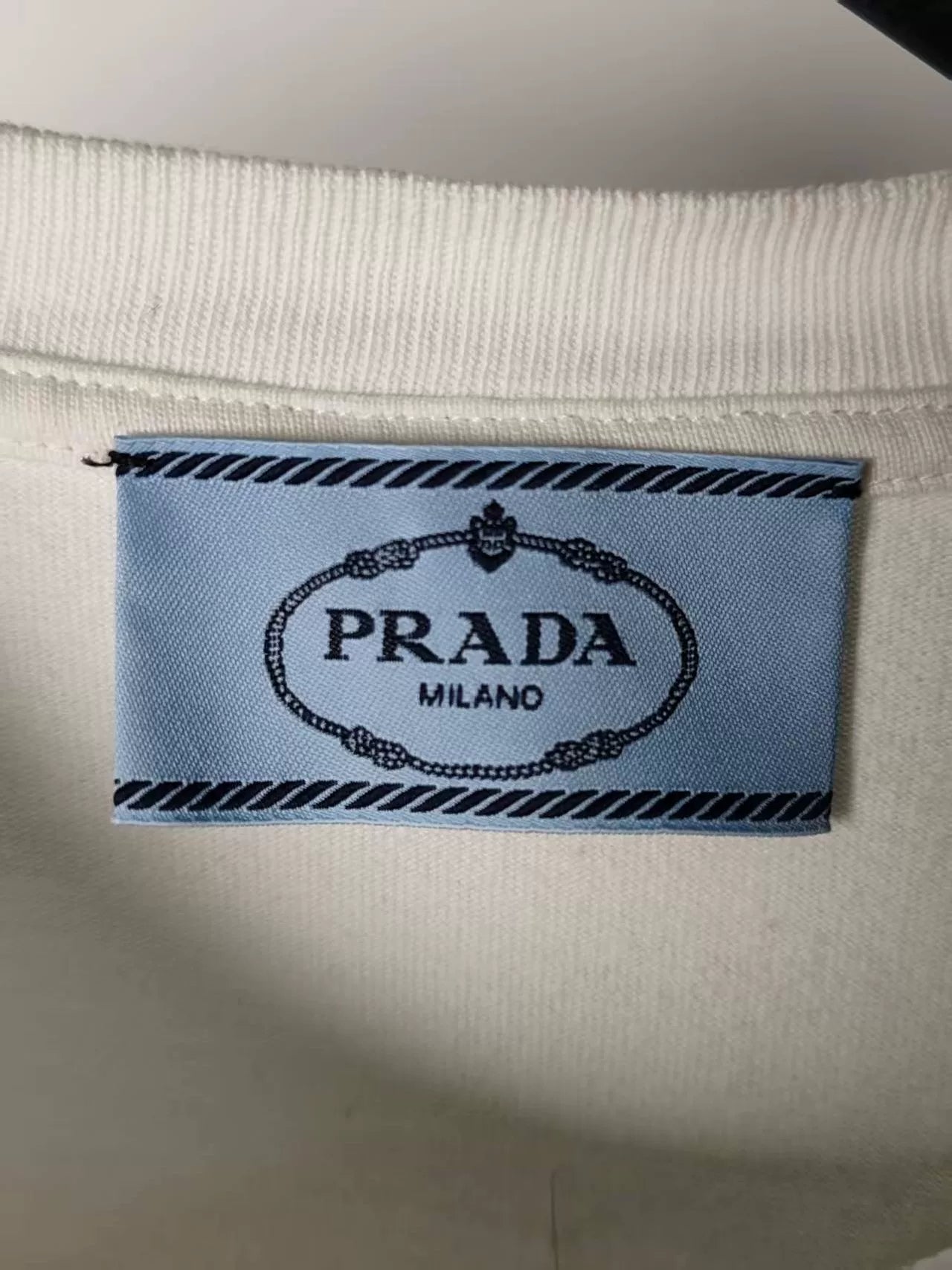 Genuine Prada Triangle Logo Short Sleeve Shirt