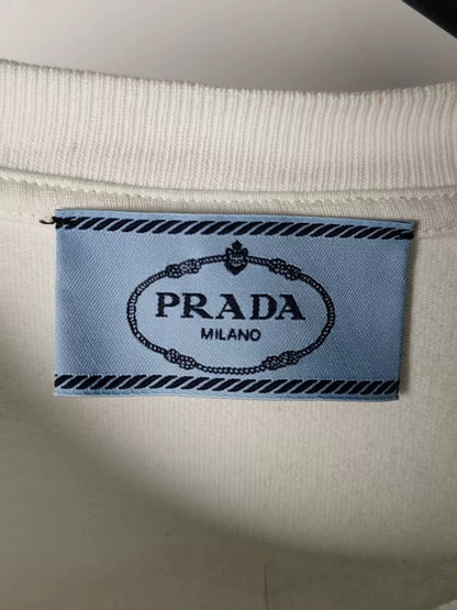 Genuine Prada Triangle Logo Short Sleeve Shirt