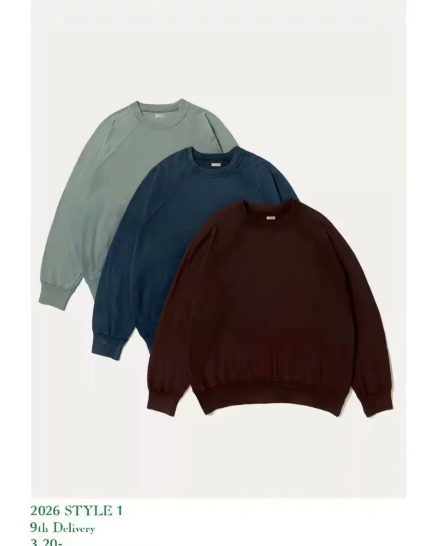 APRESSE 26ss Vintage Sweatshirt