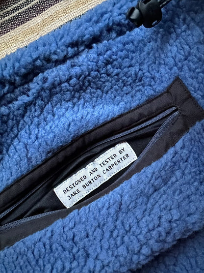 burton mine77 italian sherpa pocketed crew sweatshirt