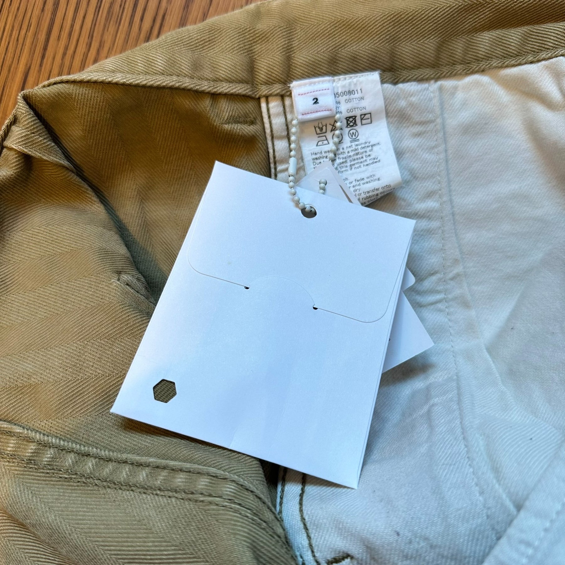 visvim pastoral herringbone shorts 18ss