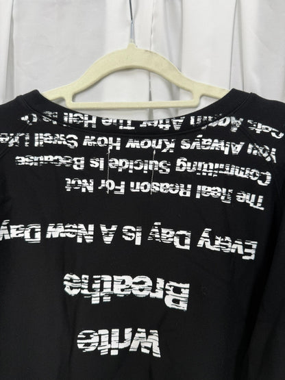 The Soloist Brush-painted Oversized Sweatshirt