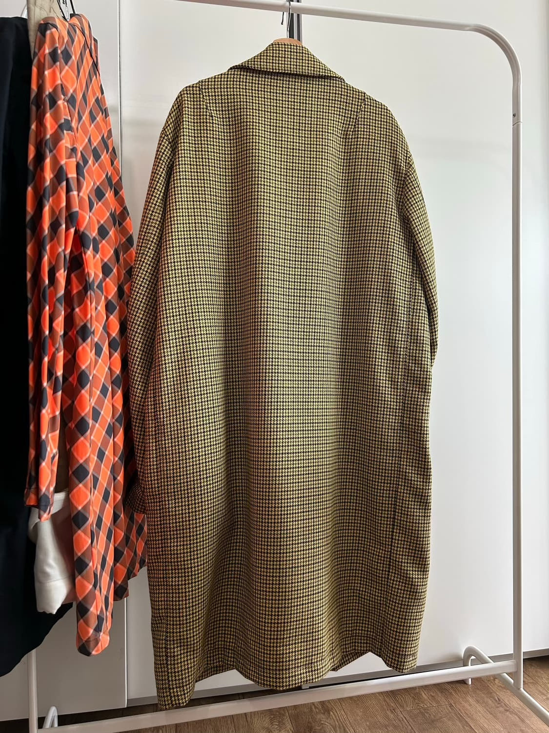 Raf Simons Gold Thread Wool Coat