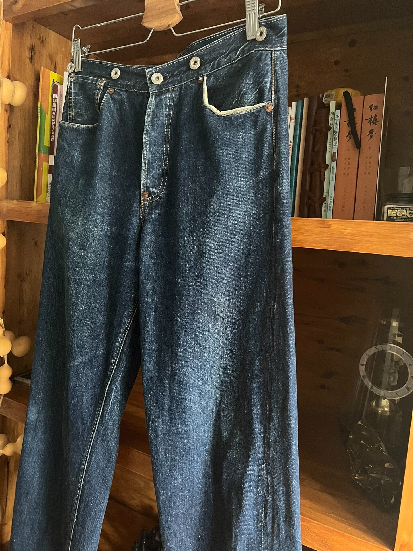 vintage sugar cane straight leg jeans