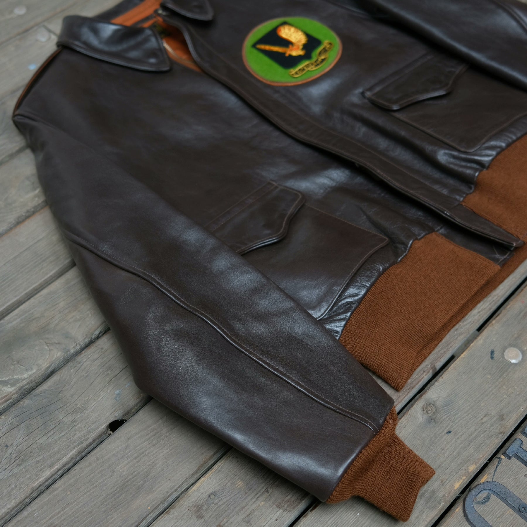 Real McCoy Vintage Painted A2 Flight Jacket
