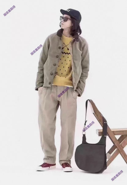 visvim black G.Cords windbreaker jacket