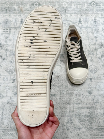 Rick Owens x Converse Gray Canvas Low Top