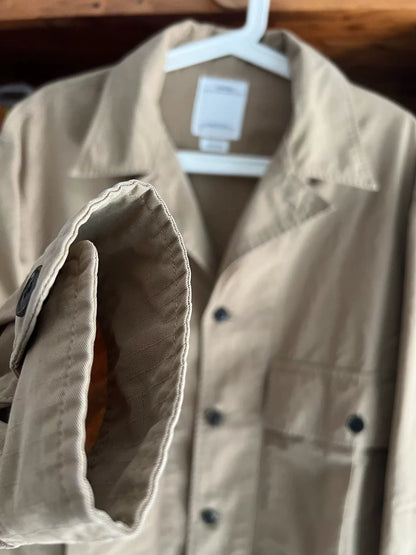 visvim domaine shirt with badges khaki