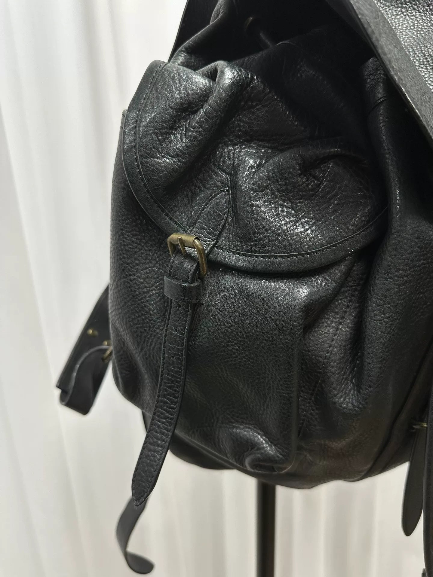 Dries Van Noten AW16 Runway Leather Backpack