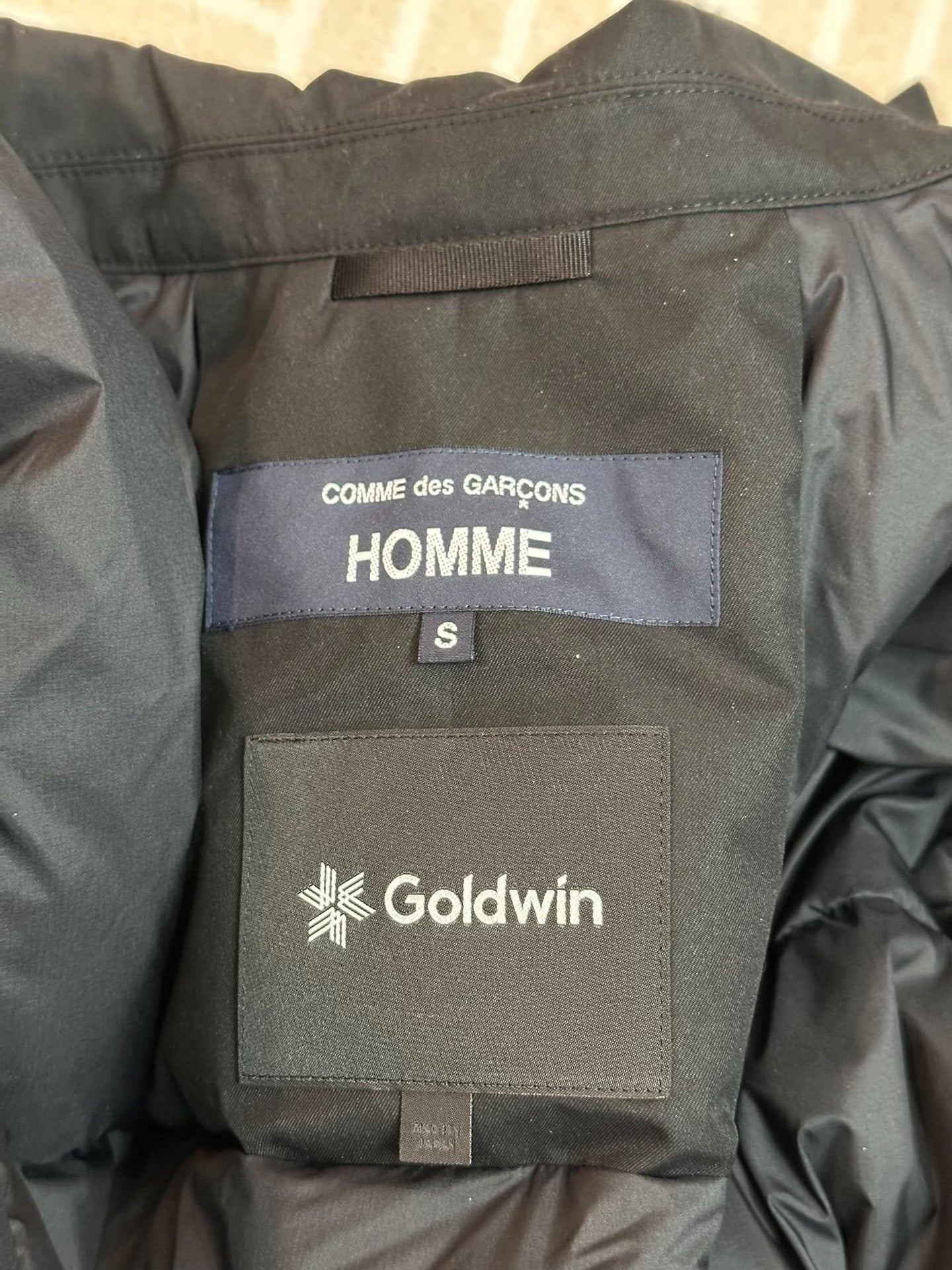 CDG HOMME x Goldwin WINDSTOPPER 3D Down Shirt