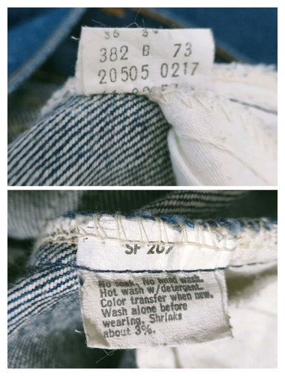 Levi's Raw Denim Old Jeans