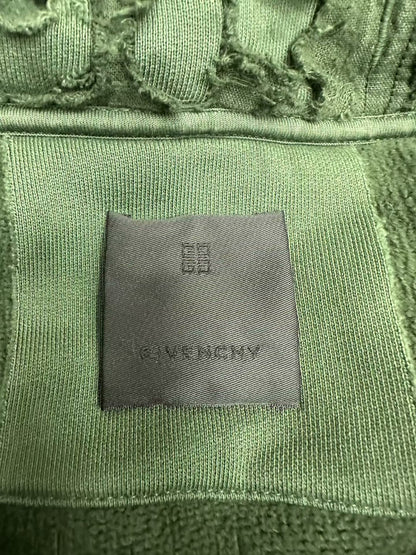 Givenchy boro oversized hoodie in green