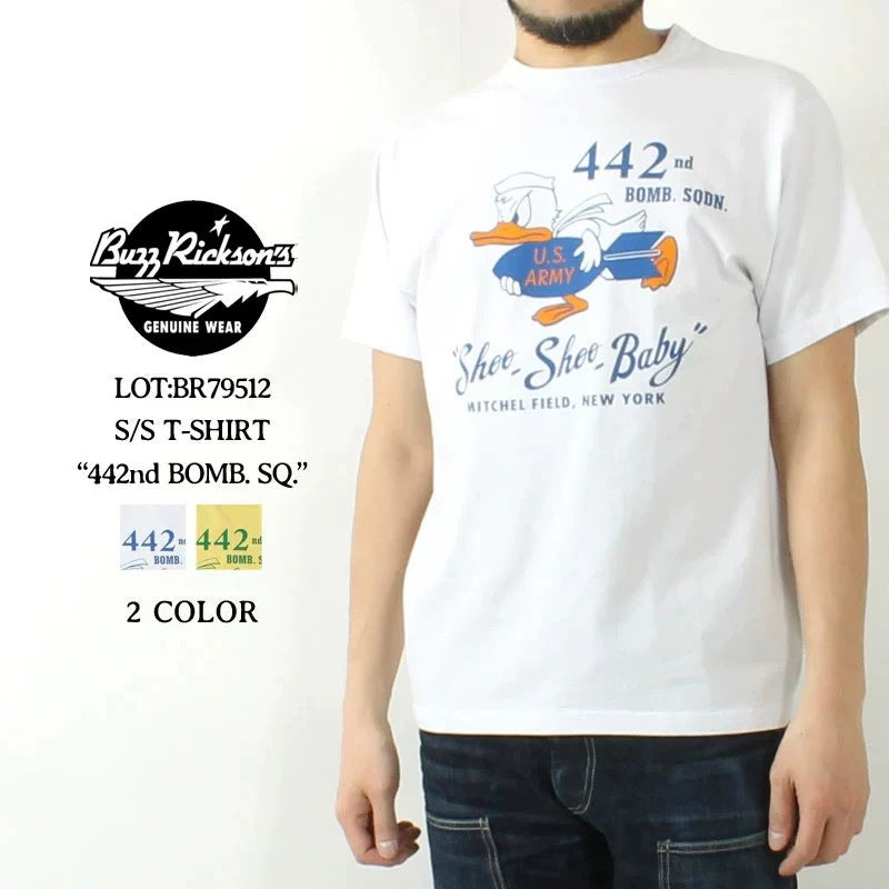 Buzz Rickson's Donald Duck Bombing Sqn Cotton T-shirt
