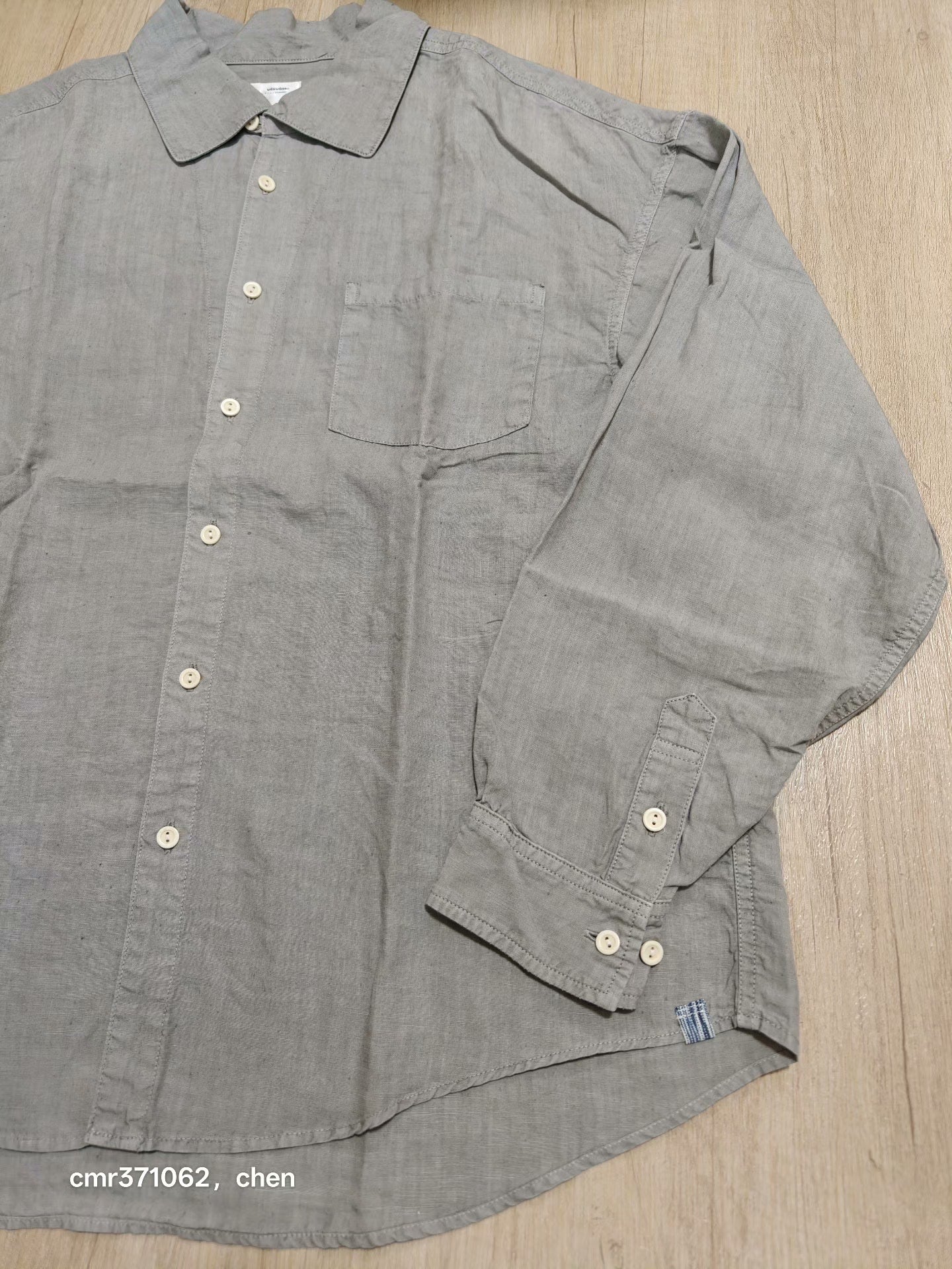 VISVIM 23SS PALMER SHIRT L/S DMGD LINEN