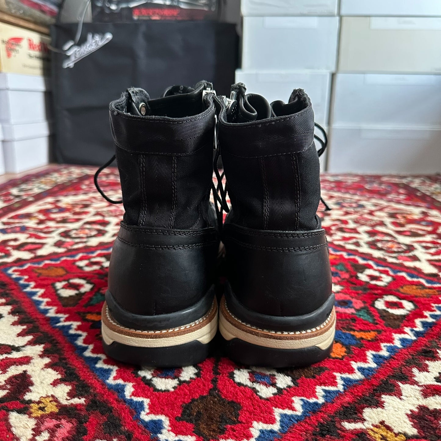 Visvim X mastermind Japan Black Boots
