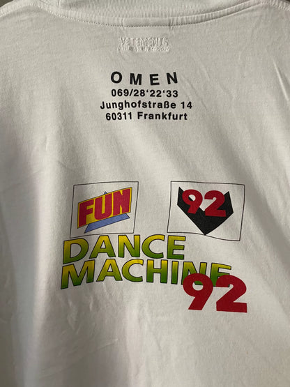 vetements long sleeve dance t-shirt