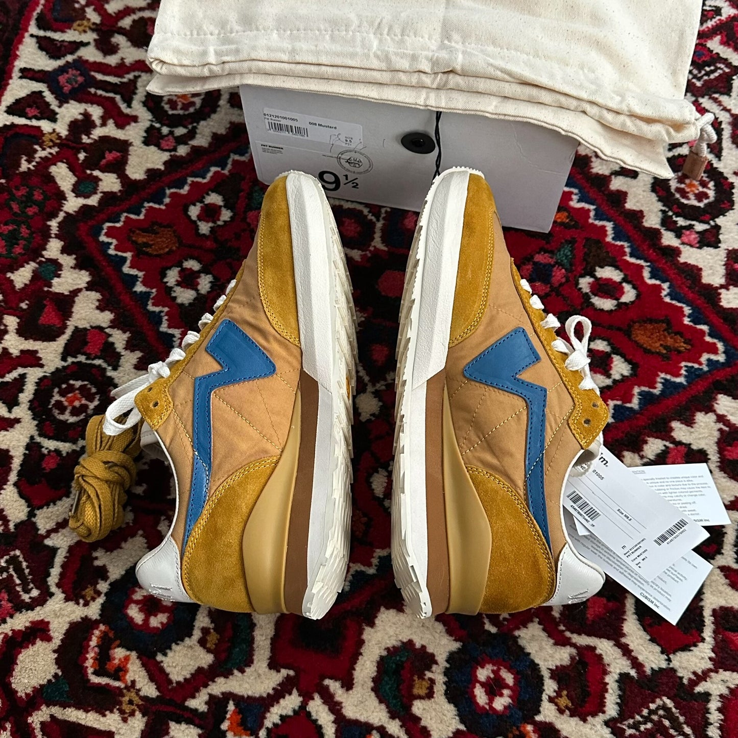 Visvim FKT Runner Sneakers Size 9.5