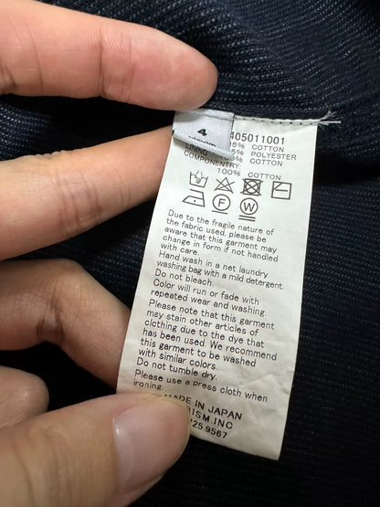 visvim lhamo corduroy shirt with stripes