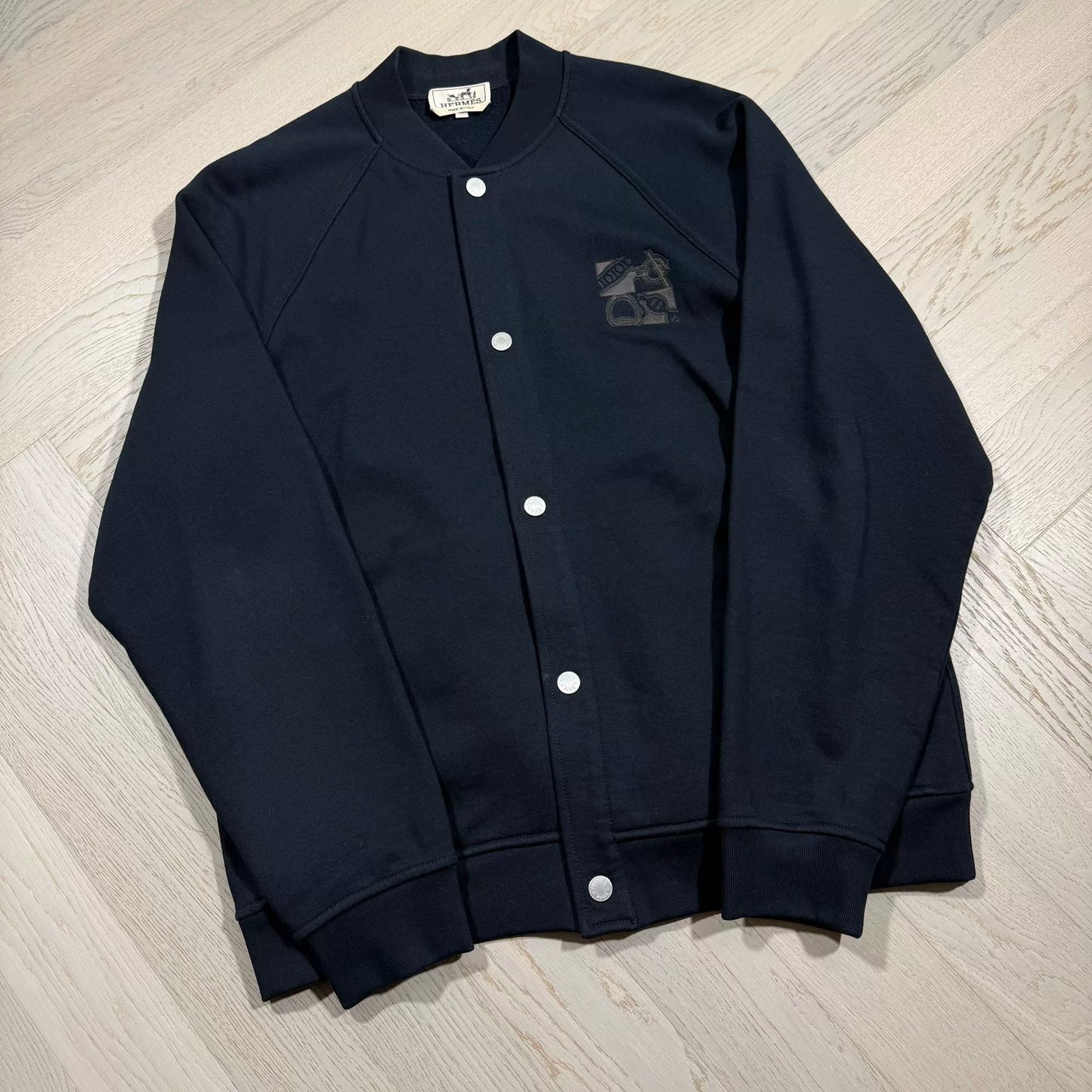 Hermès 'Metallerie au Carre' Baseball Jacket