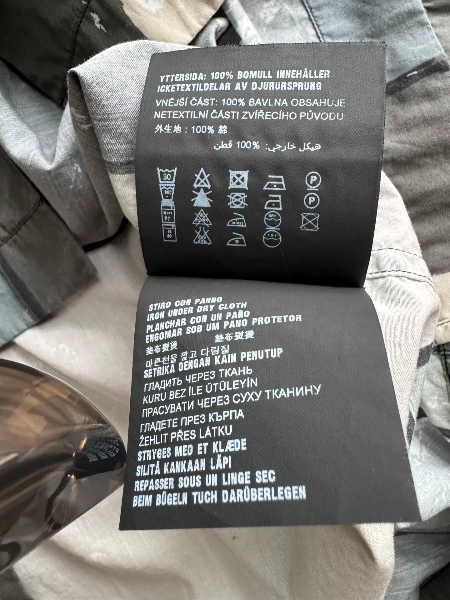 PRADA SS16 Oil Painting Short Sleeve Shirt