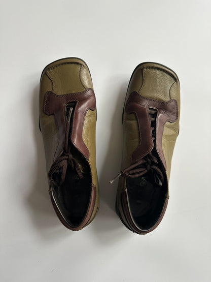 PRADA Leather Sport Sneakers Size 8