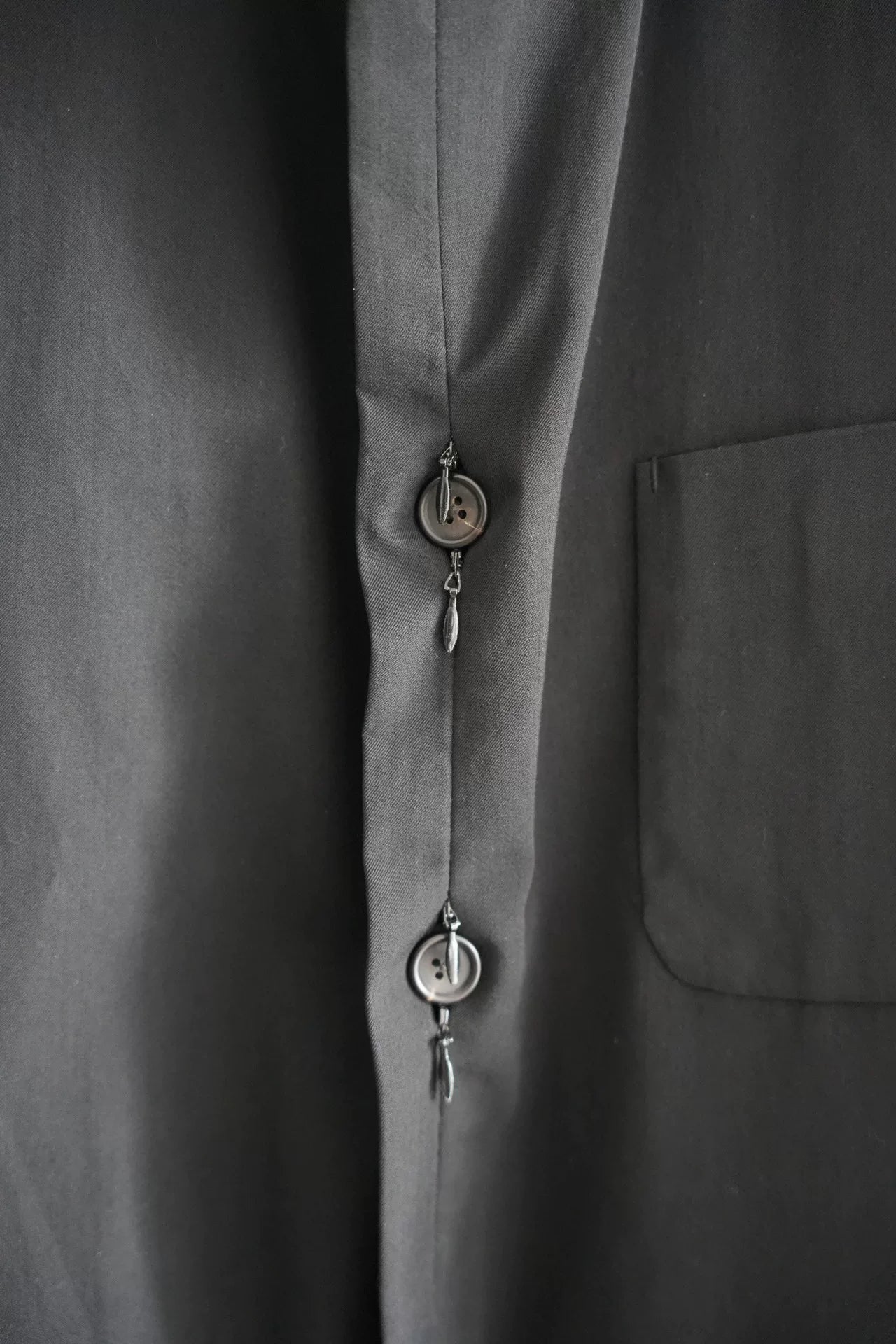 Yohji Yamamoto Water Drop Zip Blazer