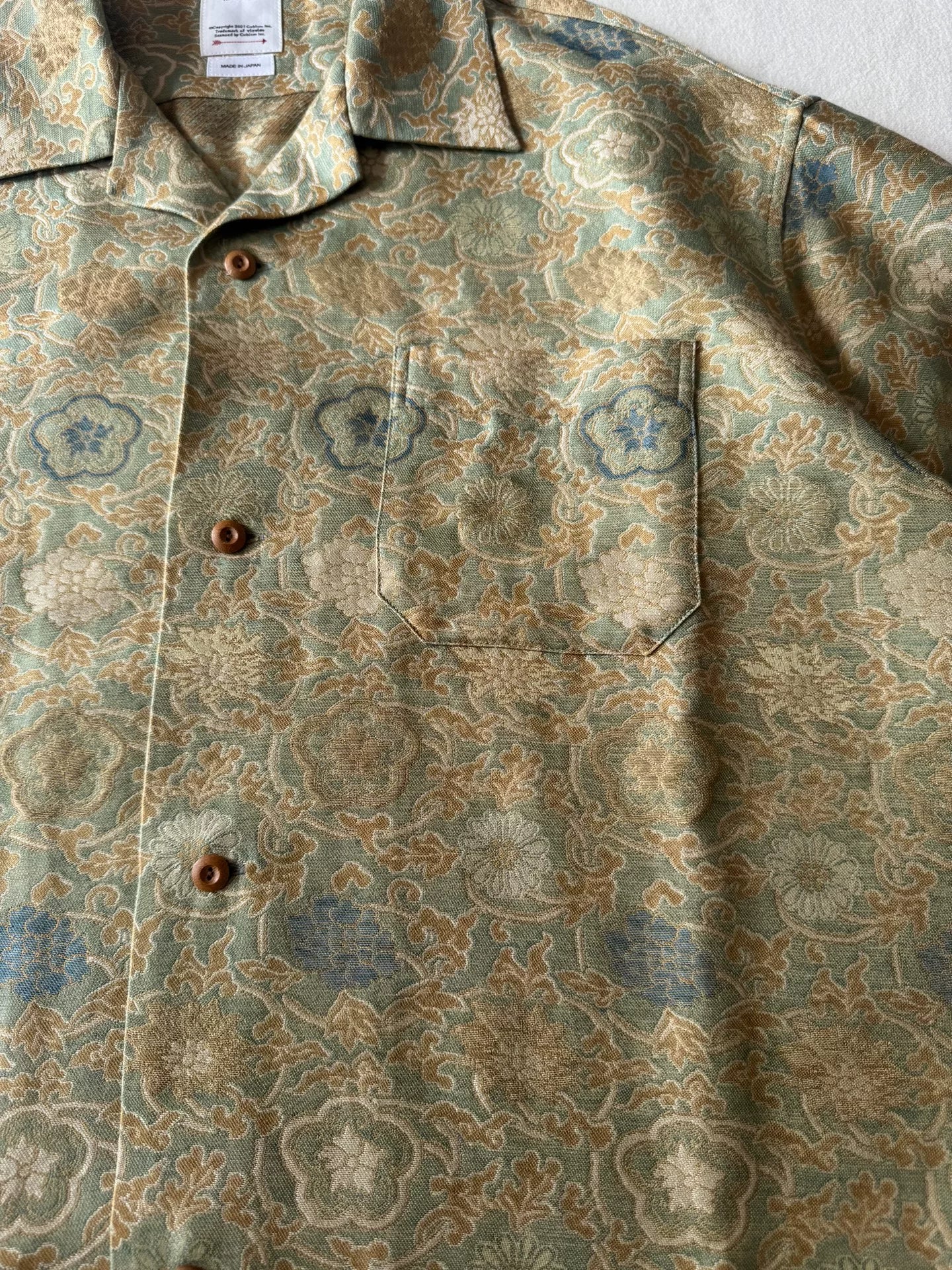 VISVIM 23AW Copa Jacquard Silk Shirt