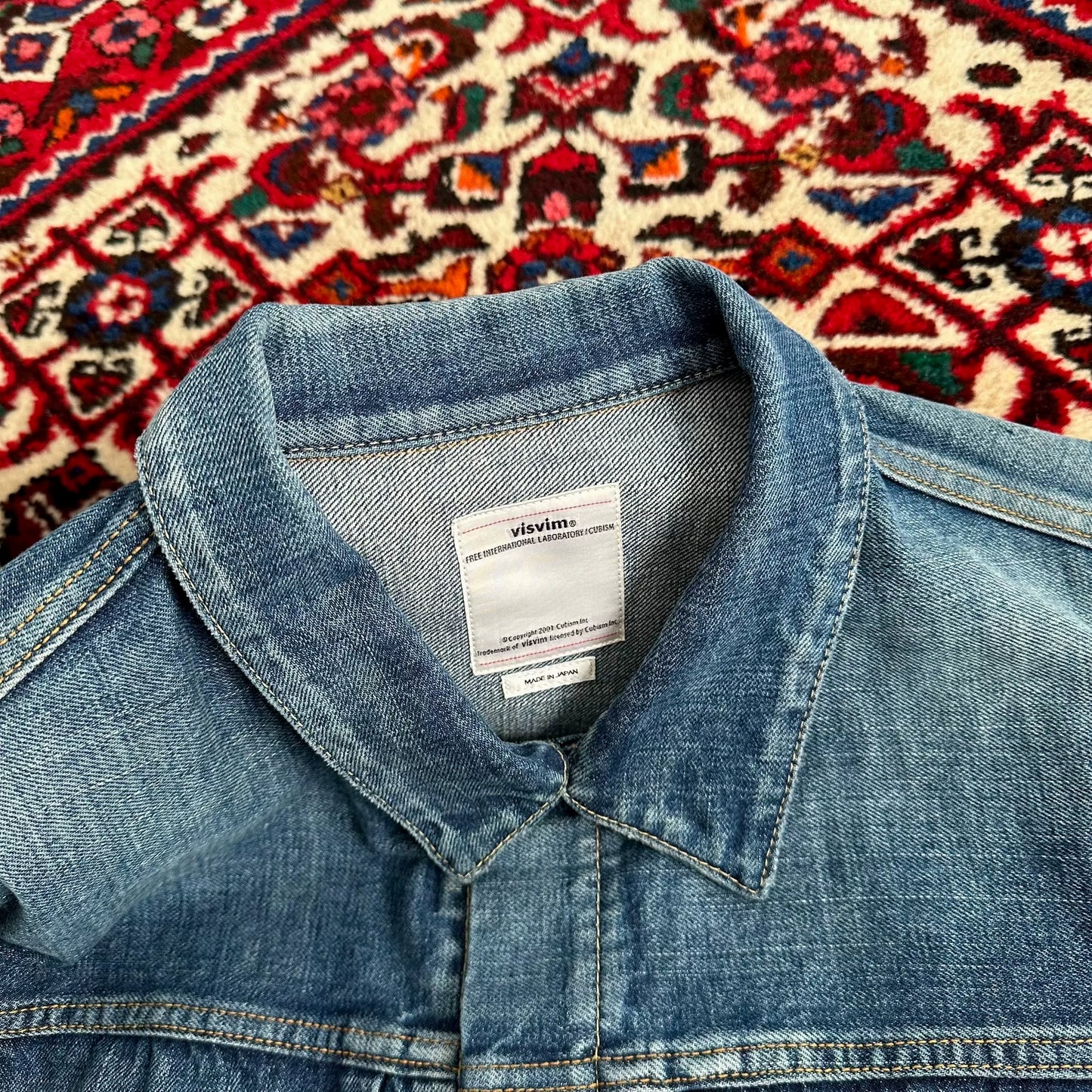 visvim denim jacket in perfect condition