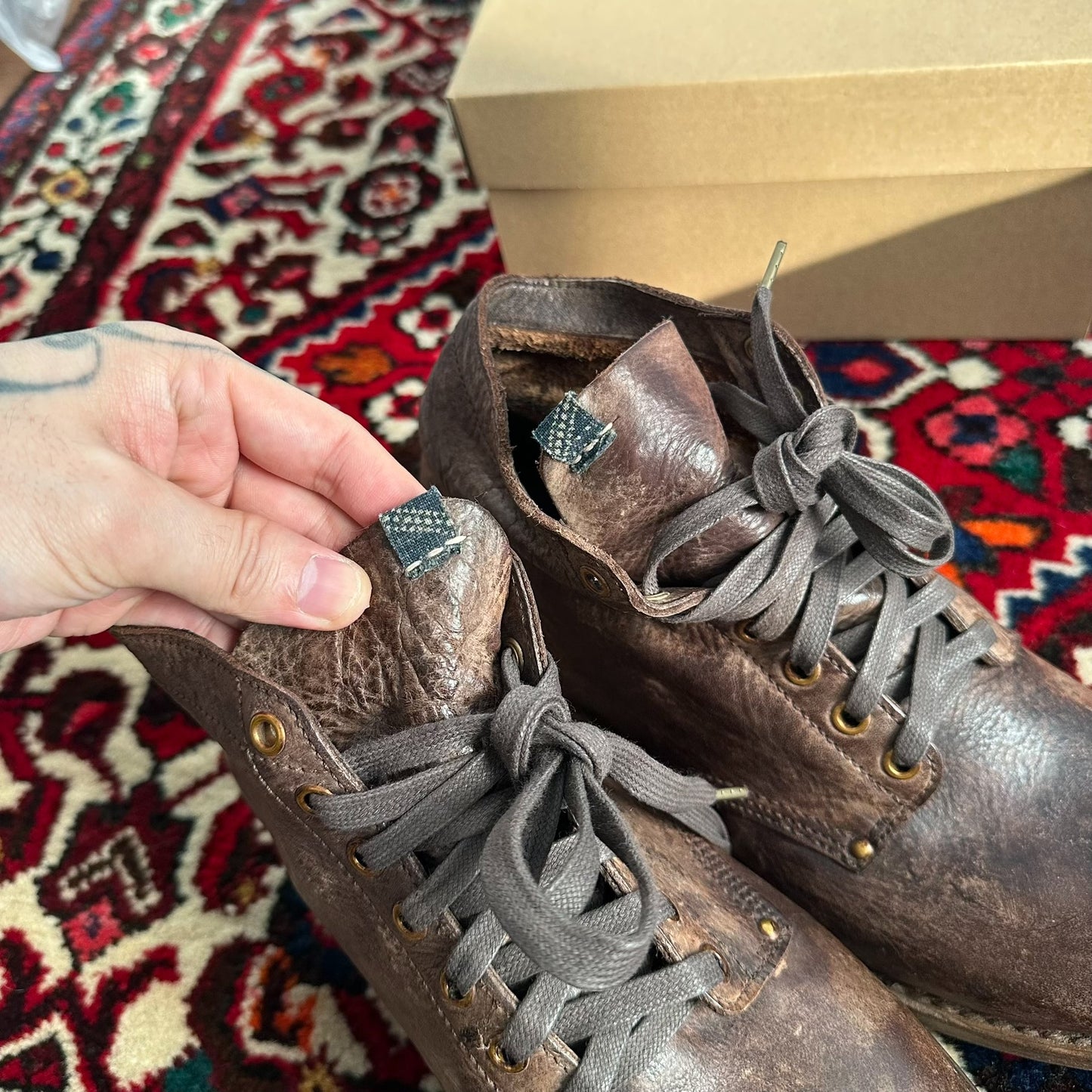 visvim brigadier boots size m10.5