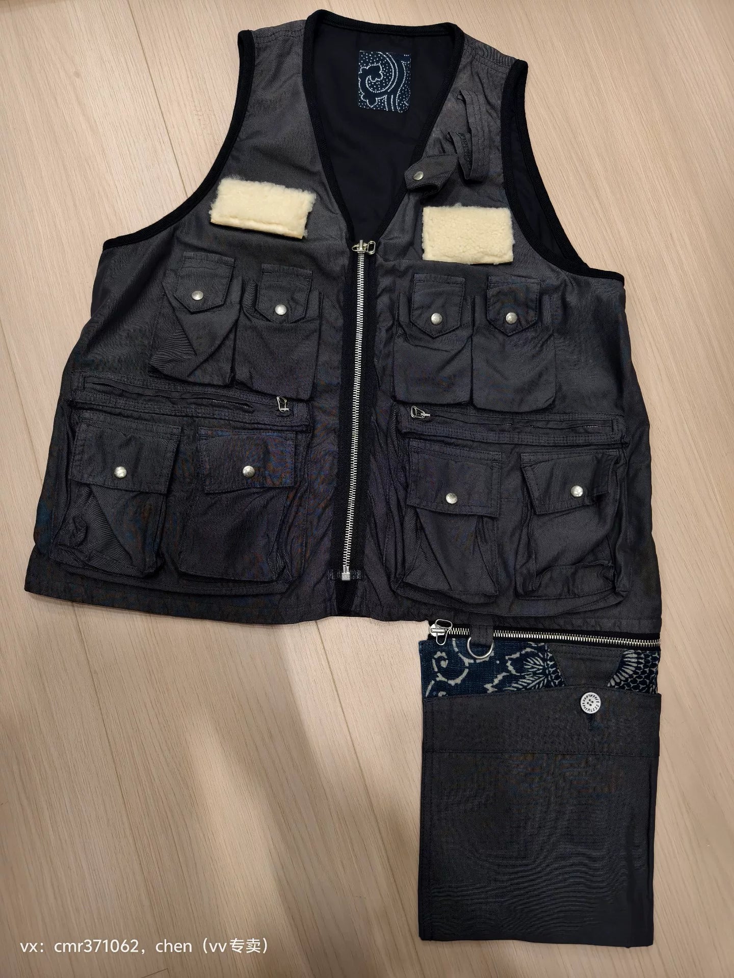 visvim 20 ict fisherman vest