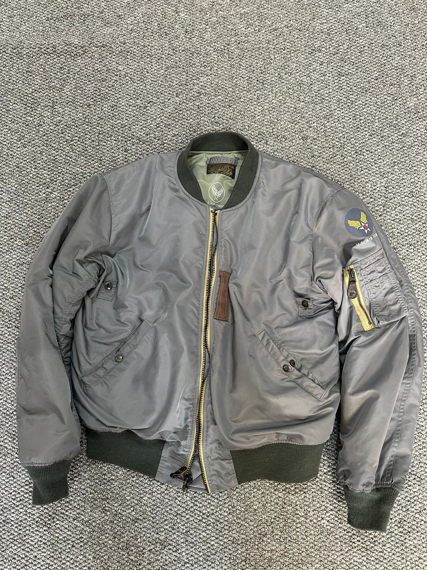 toys mccoy flight jacket in gray