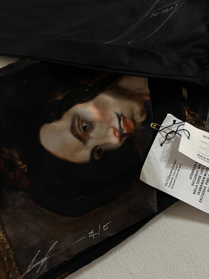 silk wool limited edition scarf