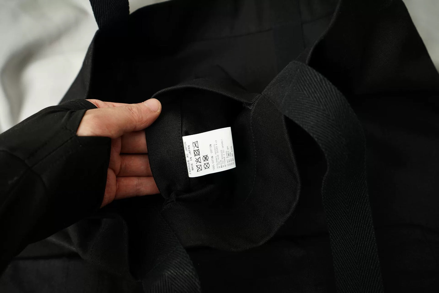 Yohji Yamamoto Signature Tote Bag