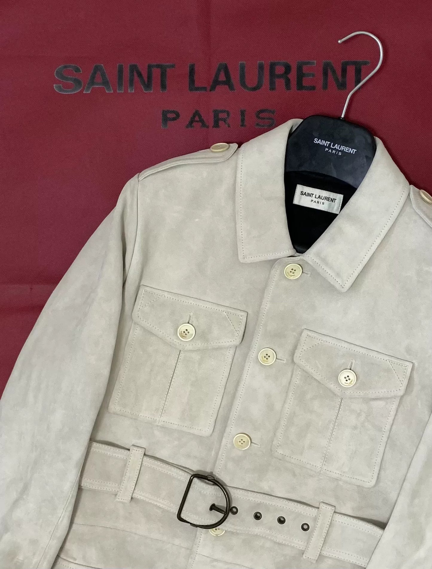 Saint Laurent SLP 20SS Runway Suede Jacket