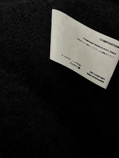 limited edition black sweater by Kiko Kostadinov