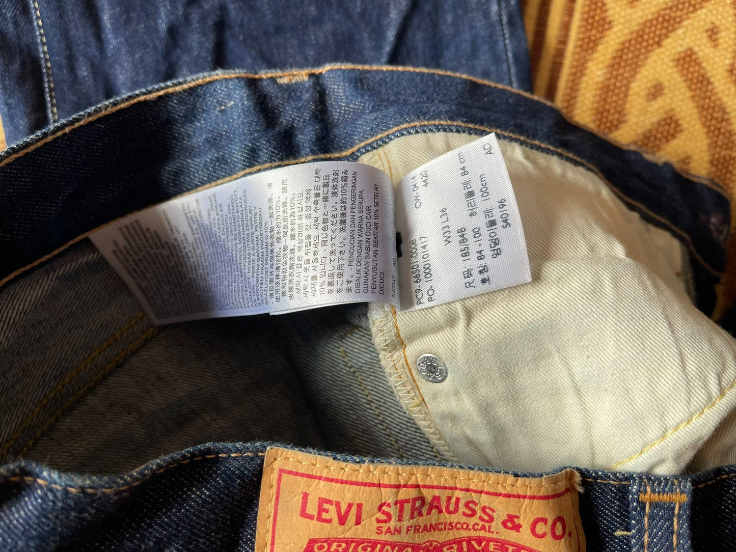 Levi's 501xx 66501 0008 W33