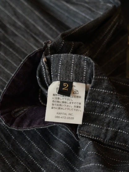 Kapital Discharge Stripe Thin Vest
