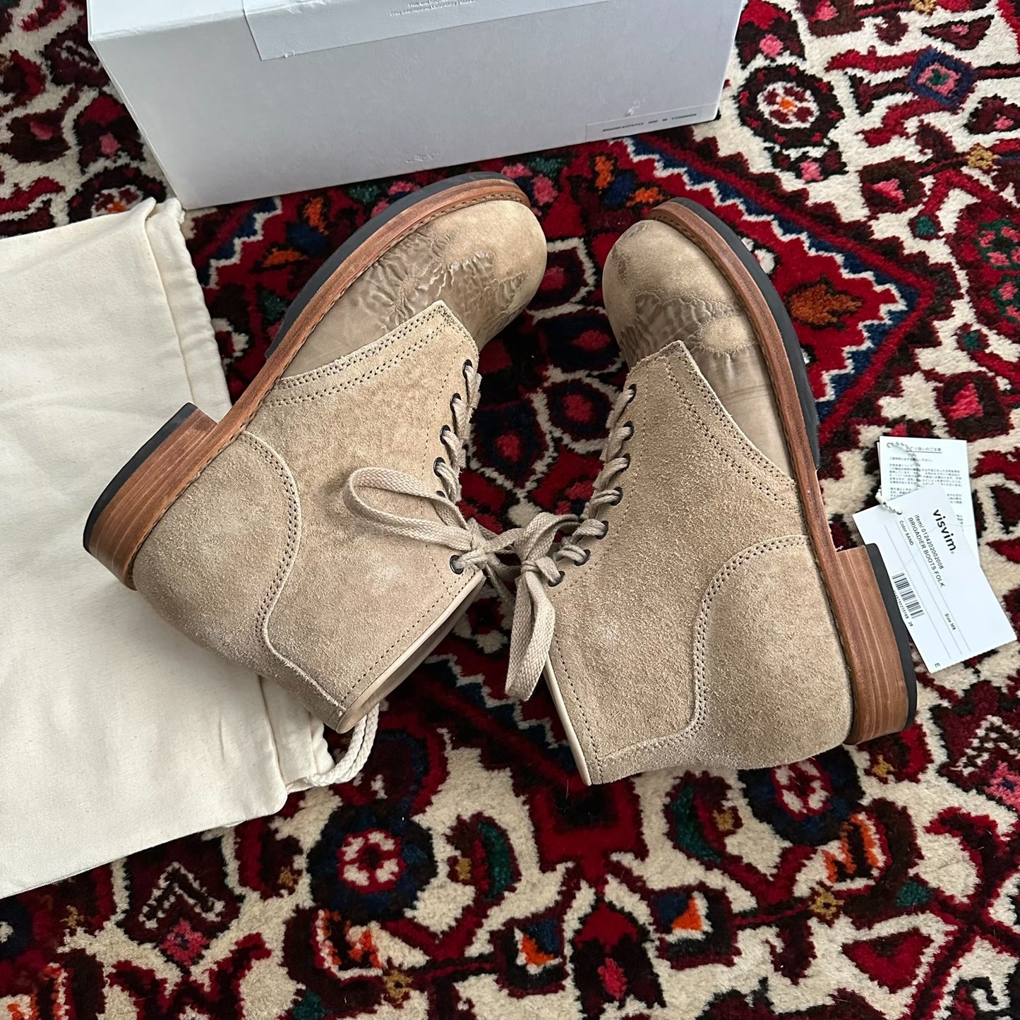 visvim brigadier boots size 9