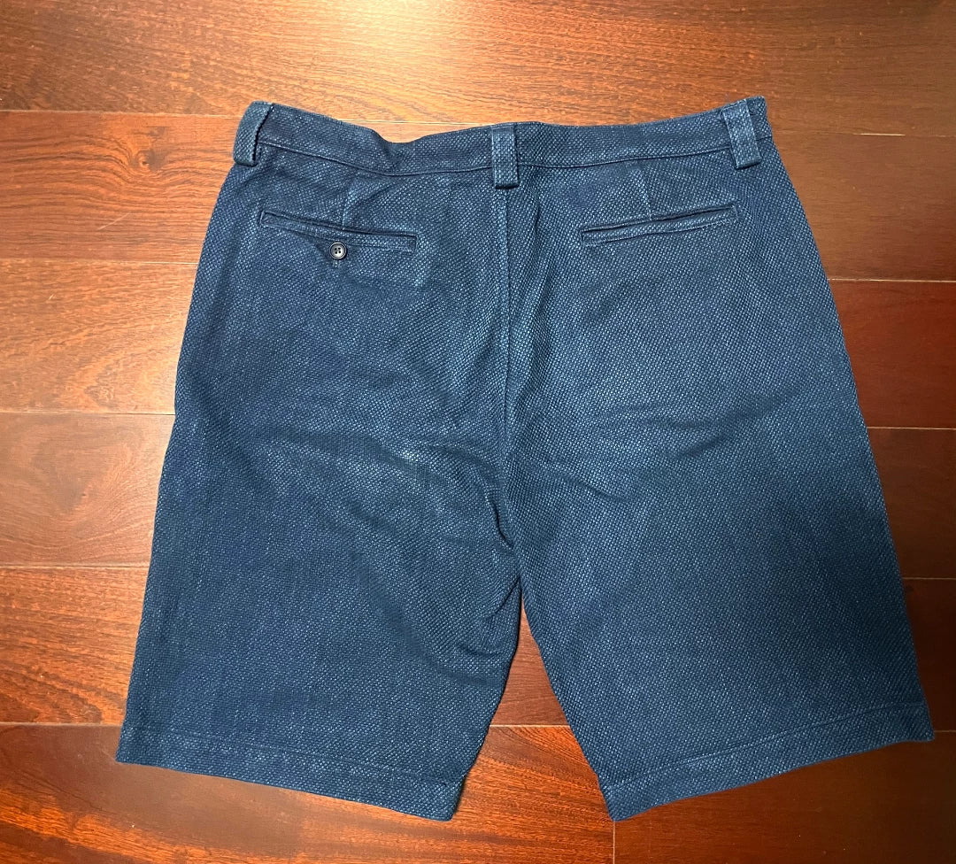 blue blue japan dyed shorts